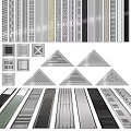Stainless Steel Bathroom Drain Covers With Modern Patterns And Various Shapes