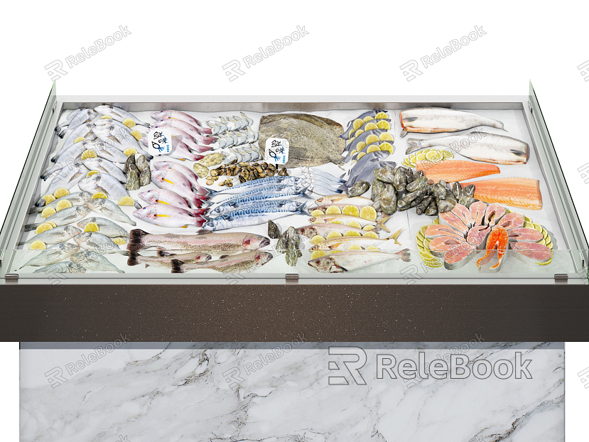 Modern Refrigerator Seafood Refrigerator Cabinet model