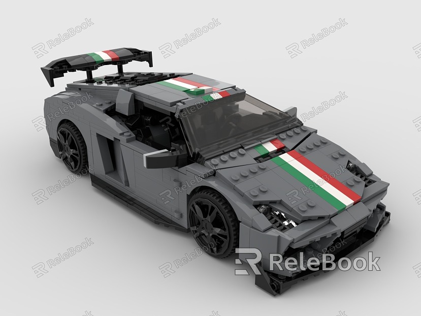 Lego LEGO Toy Lamborghini Racing sports car Supercar Daniel Mavericks model