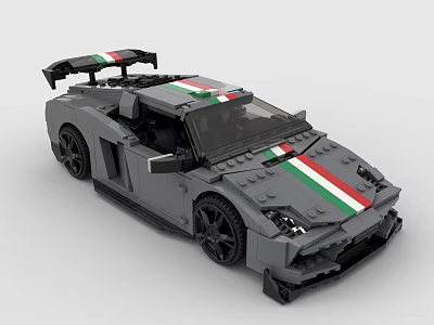 Lego LEGO Toy Lamborghini Racing sports car Supercar Daniel Mavericks 3d model