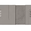 Modern Bed Accent Wall With Decorative Buttons And Textured Panels