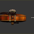 Modern Violin Cartoon Violin Animation Violin 3d model