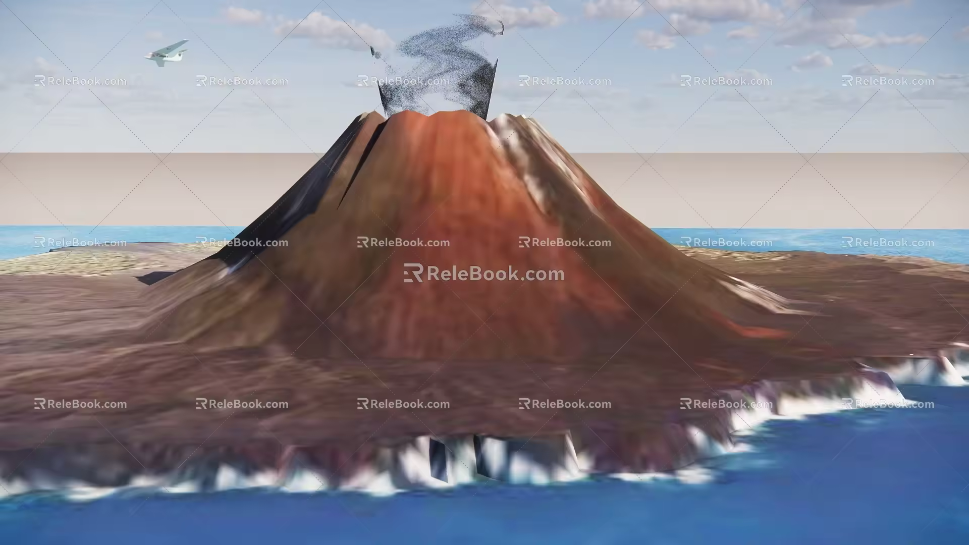 Volcano 3d model