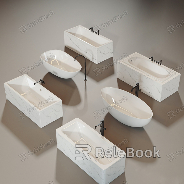 Modern Bathtub Bathtub Combo model