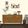 Nordic Log Entrance Cabinet 3d model