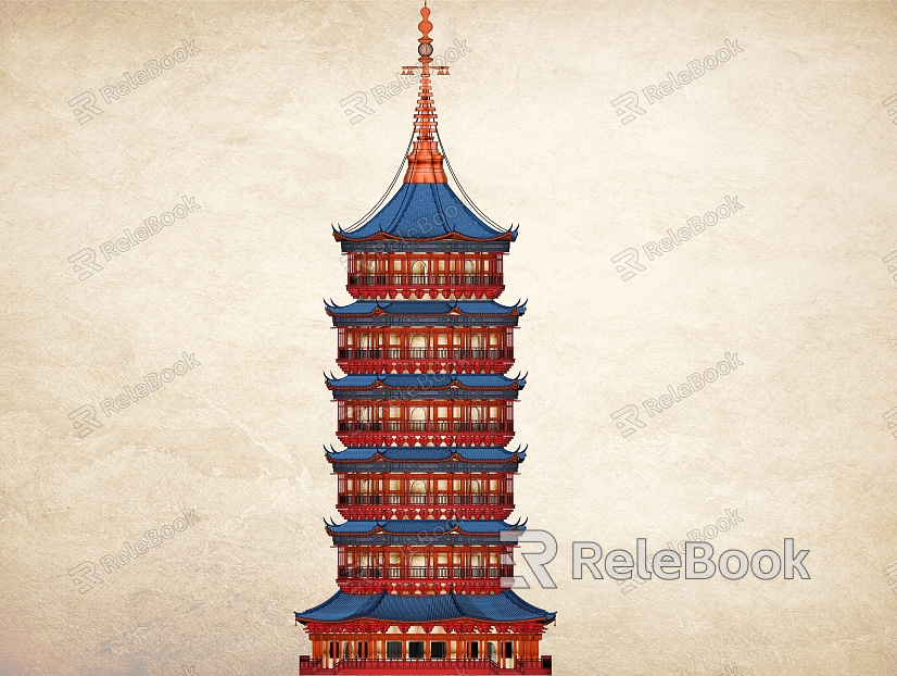 Chinese Pagoda model