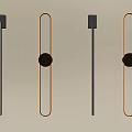 Modern Minimalist Wall Lamps With Sleek Metal Frames And LED Lighting
