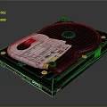 Internal Hard Drive With Black Casing White Label And Mounting Screws
