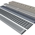 Various Road Drainage Grate Designs for Urban Infrastructure Projects 3d model