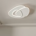 Modern lamp combination minimalist ceiling lamp living room lamp bedroom lamp simple geometric ultra-thin ceiling lamp combination 3d model