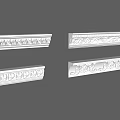 Various Styles of Decorative Gypsum Cornice With Intricate Patterns And Classic Designs