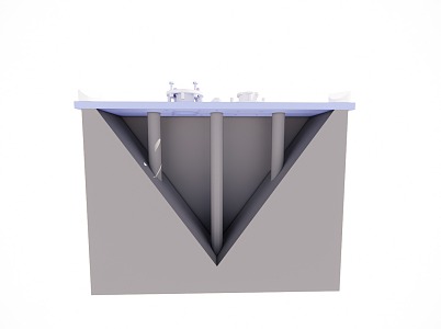 Clip structure 3d model