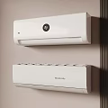 Guanxi White Wall Mounted Air Conditioners With Modern Design And Digital