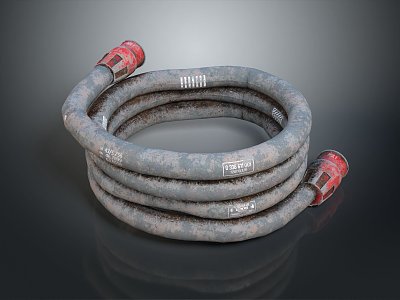 Modern wire power cord pipe water pipe model