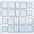Modern Window Pane 3d model