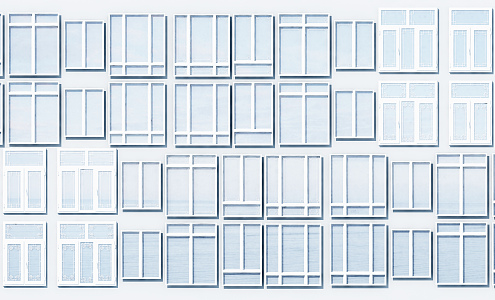 Modern Window Pane 3d model