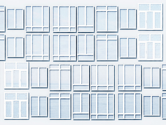 Modern Window Pane 3d model