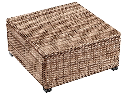 IKEA outdoor garden rattan stool 3d model