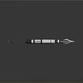 Harpoon Fishing Hunting Javelin With Harpoon Fork Whaling Fork Cry Game Harpoon Missile Fish Gun Fishing Gun 3d model