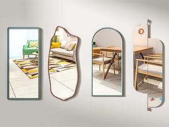 Modern Mirror 3d model