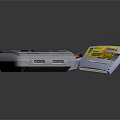 Retro Super Nintendo Entertainment System Gaming Console With Classic Game Cartridges