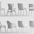 Modern Upholstered Accent Chairs With Diverse Designs And Assorted Color Options