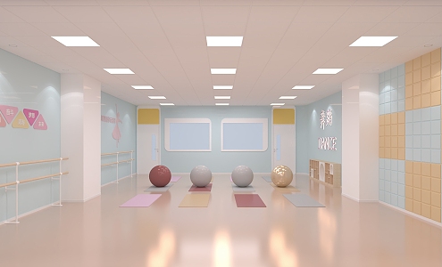 Dance Classroom 3d model