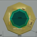 BIDV Logo Billboard With Trophy Design Green And Gold Decorative Patterns