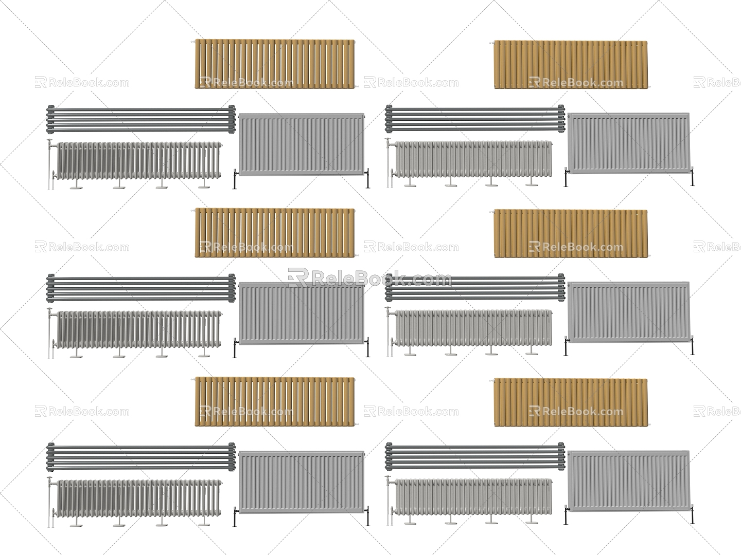 Hardware electric towel rack 3d model