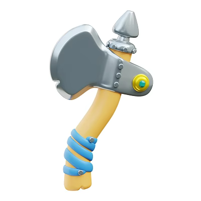 Modern Axe Axe Weapon Cartoon Axe 3d model