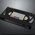 Vintage VHS Video Cassette Tape As Retro Electronic Recording Media