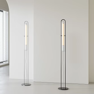 Italian minimalist floor lamp 3d model