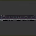 Train Light Rail Metro High Speed Rail EMU Train High Speed Train High Speed Train High Speed Locomotive EMU 3d model