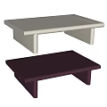 Modern Minimalist Coffee Table Featuring Light And Dark Color Options With Clean Lines