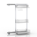 Modern Interior Storage Rack 3d model