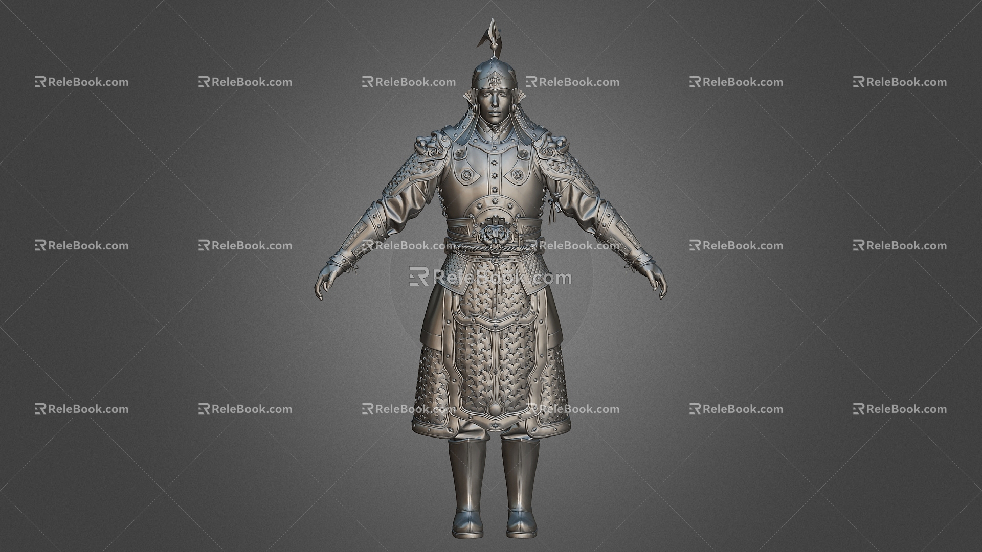 ancient soldiers soldiers soldiers general armor warriors ancient Chinese armor 3d model