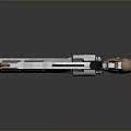 Vintage Metallic Revolver With Silver Body And Brown Wooden Grip Design