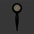 Professional Black Modern Hair Dryer With Powerful Motor And Efficient Drying