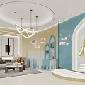 Elegant Jewelry Store Interior Design With Glass Display Cases Decorative Counters And Ceiling Lighting