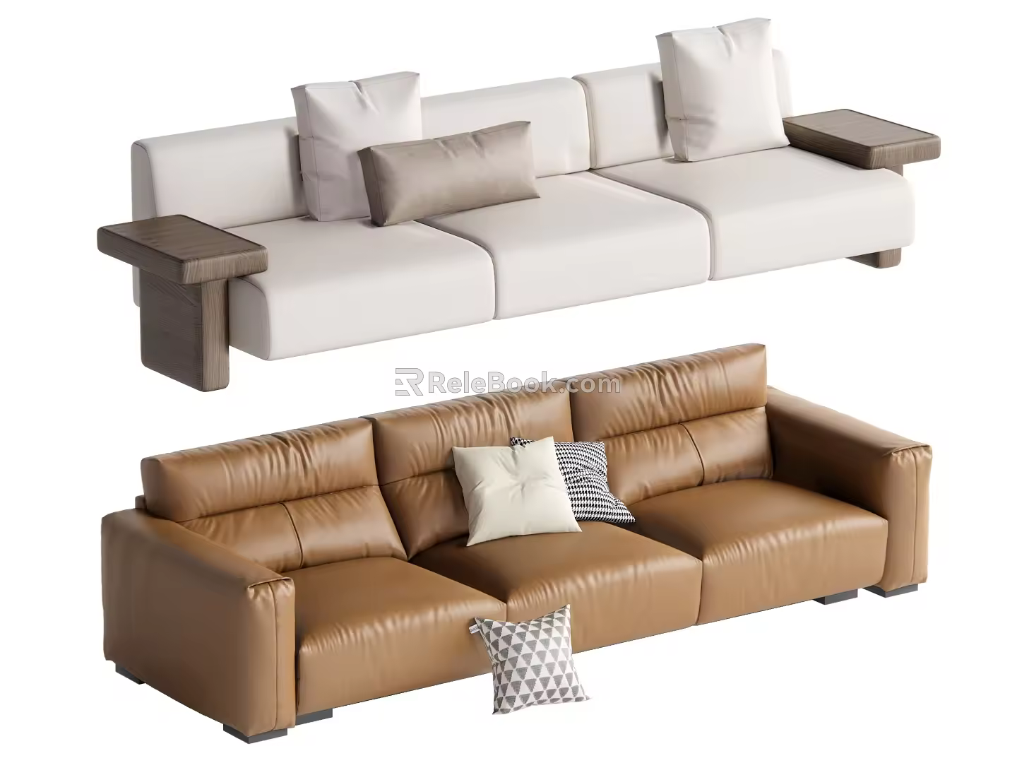 Multiplayer sofa combination 3d model