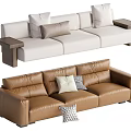 Multiplayer sofa combination 3d model