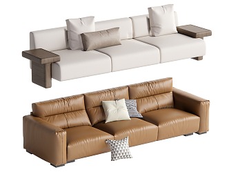 Multiplayer sofa combination 3d model