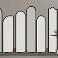 Middle Ancient Screen 3d model