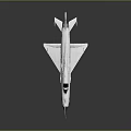 Detailed White Model Airplane With Red Star On Tail And Number 1043 On Fuselage