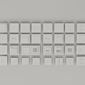 Various Gray Squares With Different Shapes Sizes And Symbols Arranged On Gray Background