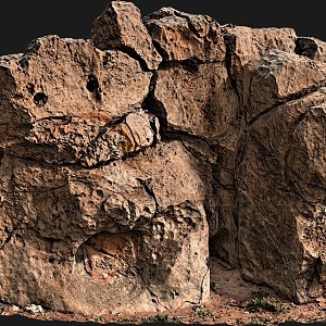 Stone Rock Moss Riverside Mountain Pebbles Shale Mountain Big Mountain 3d model