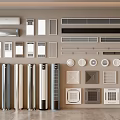 Variety of Air Conditioners and Fans with Modern Designs and Different Styles on