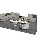 Modern Sofa Coffee Table Combination Sofa Coffee Table 3d model