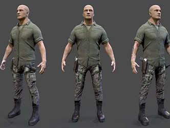 Soldier 3d model