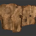 Artisan Sculpture Carving On Handcrafted Leather Sheets With Intricate Traditional Patterns